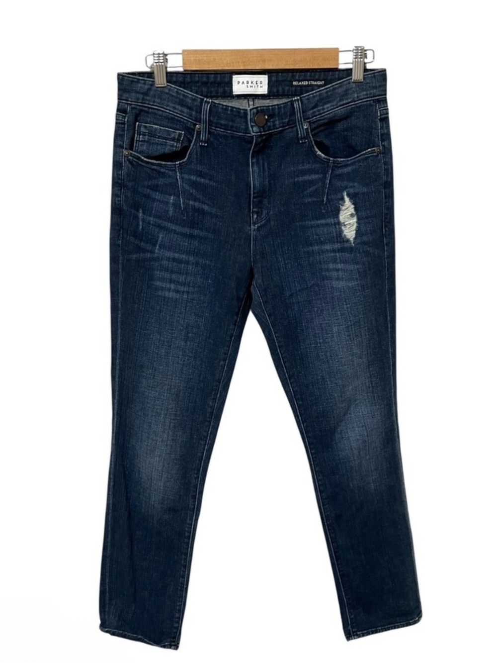 Parker Smith Relaxed Straight Denim Jeans